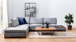 Atelier Del Sofa Tulip Sofá Esquinero Izquierdo Gris Oscuro
